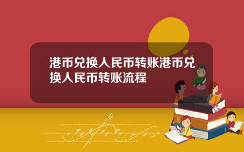 港币兑换人民币转账港币兑换人民币转账流程