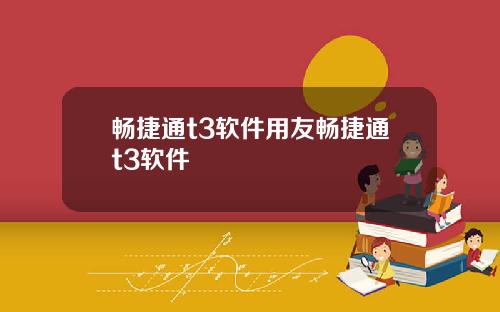 畅捷通t3软件用友畅捷通t3软件